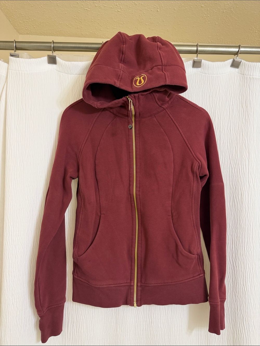 lululemon Maroon Scuba Hoodie Jacket - Full Zip